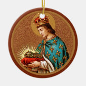 St. Louis IX (Detail; nur "Medallion"; BK 065) Keramik Ornament (Vorne)