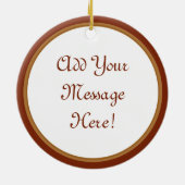 St. Louis IX (Detail; nur "Medallion"; BK 065) Keramik Ornament (Hinten)