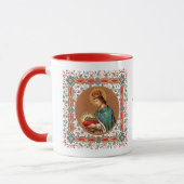 St. Louis IX mit Rinceau Border (BK 065) Tasse (Links)