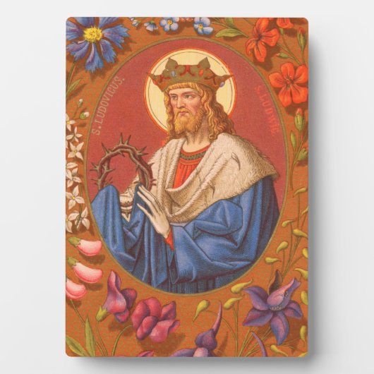 St. Louis IX (PM 05) 5"x7" Plaque 2 mit Easel Fotoplatte (Vorderseite)