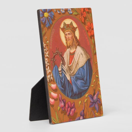 St. Louis IX (PM 05) 5"x7" Plaque 2 mit Easel Fotoplatte (Seite)