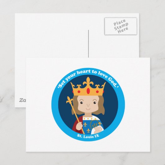 St. Louis IX Postkarte (Vorne/Hinten)