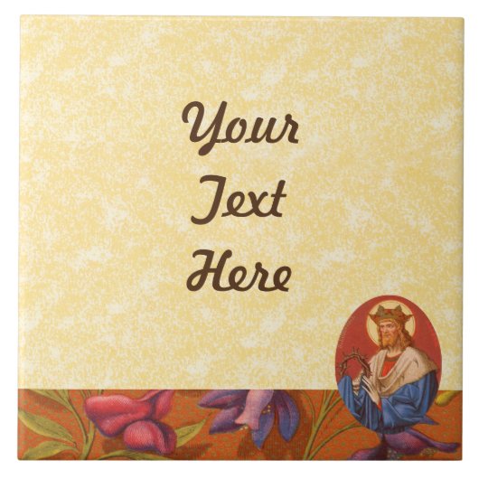 St. Louis IX The King (PM 05) DIY Design Fliese (Vorderseite)