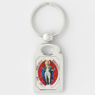 St. Louis IX. von Frankreich Schutzpatron der Köni Schlüsselanhänger