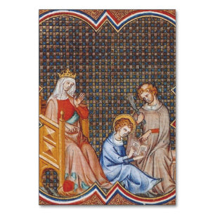 St. Louis IX. von Frankreich Schutzpatron der Köni Tischnummer