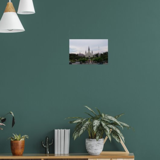 St. Louis Kathedrale und Jackson Square Poster (Wohnzimmer 1)