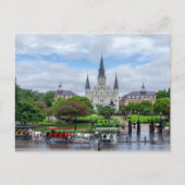 St. Louis Kathedrale von Artillery Park Postcard Postkarte (Vorderseite)