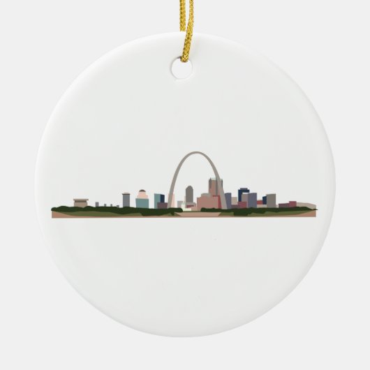 St. Louis Keramik Ornament (Vorne)