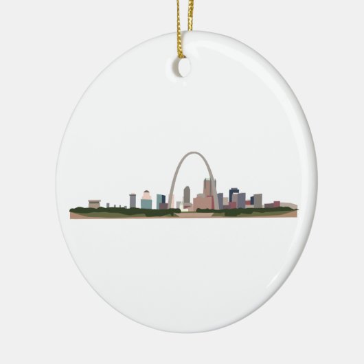 St. Louis Keramik Ornament (Links)