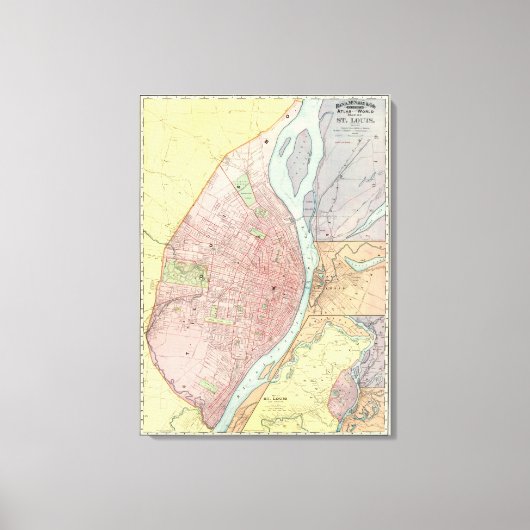 St. Louis Leinwanddruck (Vorderseite)