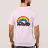 ST. LOUIS LGBT PRIDE RAINBOW T-Shirt (Rückseite)