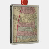 St Louis Map von Mitchell Silbernes Ornament (Rechts)