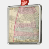 St Louis Map von Mitchell Silbernes Ornament (Links)