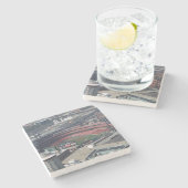 St. Louis Marble Stone Drink Untersetzer (Seitenansicht)