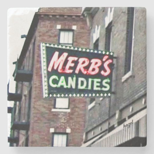 St. Louis, Merbs Candy, Saint Louis Marble Unterse Steinuntersetzer (Vorderseite)
