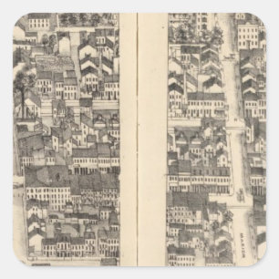 St. Louis, Missouri 12 Quadratischer Aufkleber