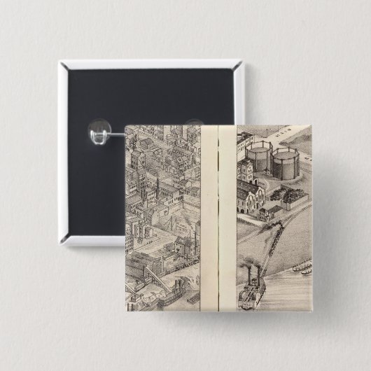 St. Louis, Missouri 2 Button (Vorne & Hinten)