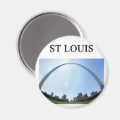 ST LOUIS missouri arch Magnet (Vorderseite/Rückseite)