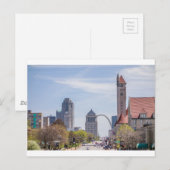 St. Louis Missouri arch Postkarte (Vorne/Hinten)