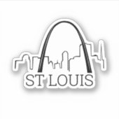 St. Louis, Missouri Aufkleber (Vorderseite)