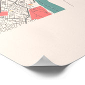 St Louis - Missouri Chalk City Map Poster (Ecke)