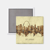 St. Louis Missouri City Magnet (Vorderseite/Rückseite)