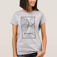 St. Louis, Missouri City Map | Minimalistische Kun