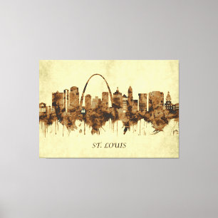 St. Louis Missouri Cityscape Leinwanddruck