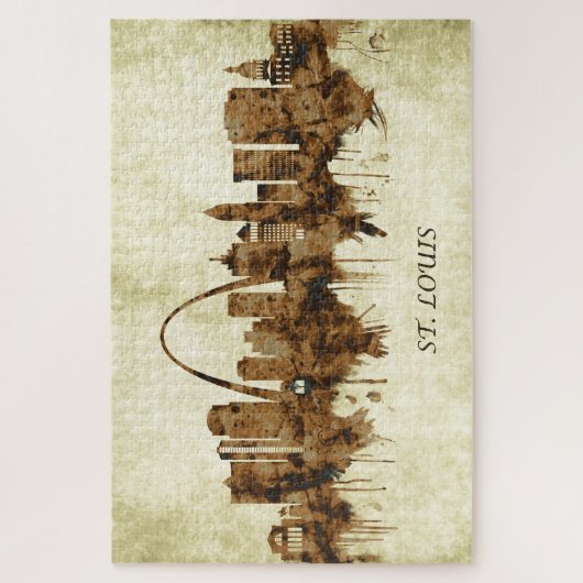 St. Louis Missouri Cityscape Puzzle (Vertikal)