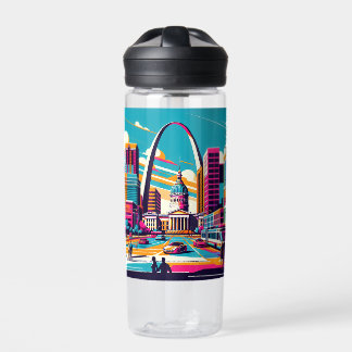 St. Louis, Missouri | Der Gateway Arch Personalisi Trinkflasche
