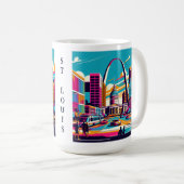 St. Louis, Missouri | Der Gateway-Pfeil Kaffeetasse (VorderseiteRechts)