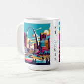 St. Louis, Missouri | Der Gateway-Pfeil Kaffeetasse (Vorderseite Links)
