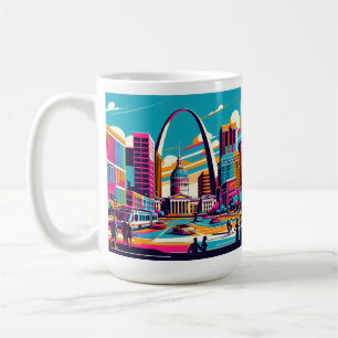 St. Louis, Missouri   Der Gateway-Pfeil Kaffeetasse