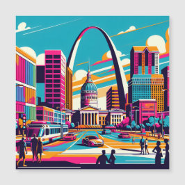 St. Louis, Missouri | Der Gateway-Pfeil Magneteinladung