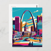 St. Louis, Missouri | Der Gateway-Pfeil Postkarte (Vorne/Hinten)
