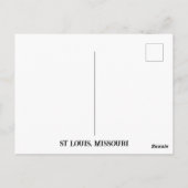 St. Louis, Missouri | Der Gateway-Pfeil Postkarte (Rückseite)