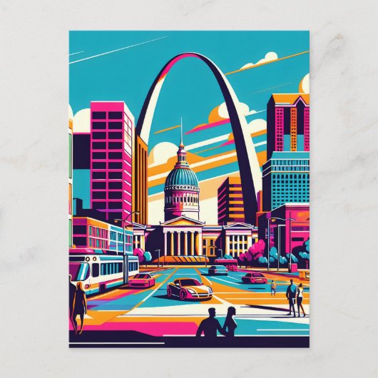 St. Louis, Missouri | Der Gateway-Pfeil Postkarte (Vorderseite)