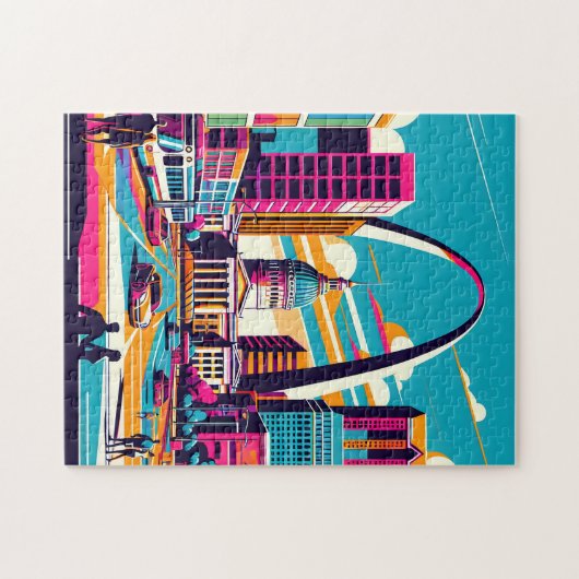 St. Louis, Missouri | Der Gateway-Pfeil Puzzle (Horizontal)