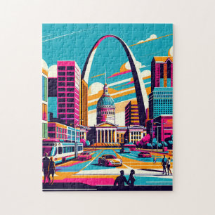St. Louis, Missouri Der Gateway-Pfeil Puzzle
