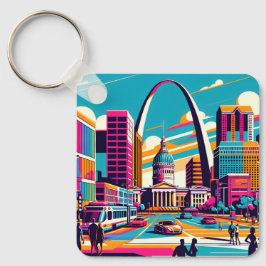 St. Louis, Missouri | Der Gateway-Pfeil Schlüsselanhänger
