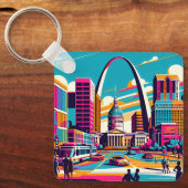 St. Louis, Missouri | Der Gateway-Pfeil Schlüsselanhänger (Vorderseite)