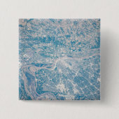 St. Louis, Missouri entlang des Mississippi River. Button (Vorderseite)