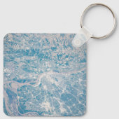 St. Louis, Missouri entlang des Mississippi River. Schlüsselanhänger (Rückseite)