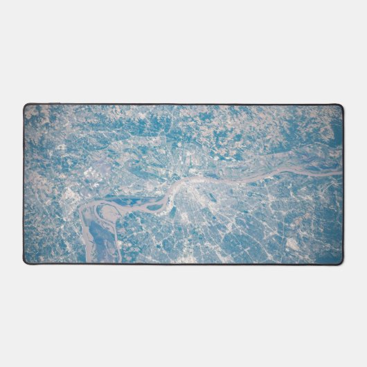 St. Louis, Missouri entlang des Mississippi River. Schreibtischunterlage (Vorderseite)