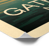 St. Louis Missouri Gateway Arch V02 Poster (Ecke)