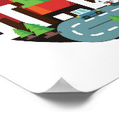 St. Louis, Missouri Geometric Design Poster (Ecke)