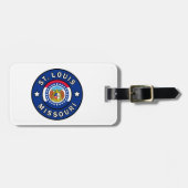St. Louis Missouri Gepäckanhänger (Vorderseite horizontal)