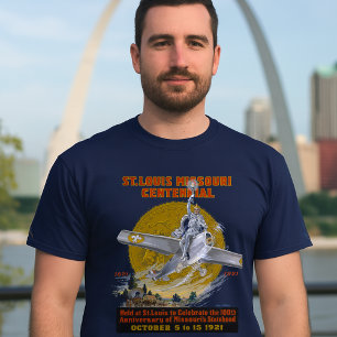 St. Louis Missouri Jahrhundertfeier 1921 T-Shirt