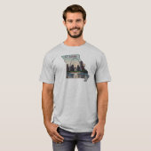 St. Louis Missouri Karte T-Shirt (Vorne ganz)