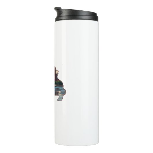 St. Louis Missouri Karte Thermosbecher (Nach rechts gedreht)